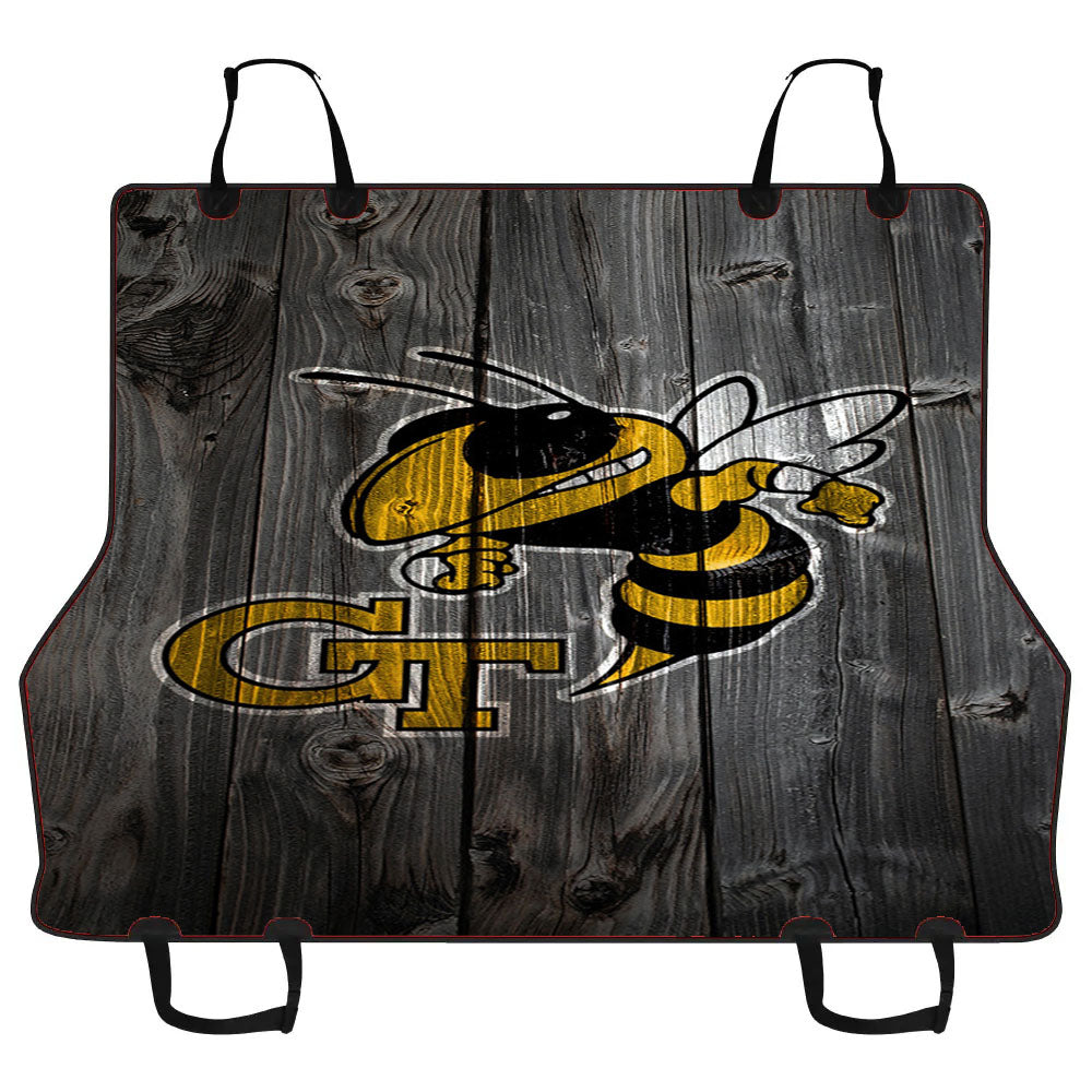 Georgia Tech University Wood Wallpaper Car Pet Seat Cover
