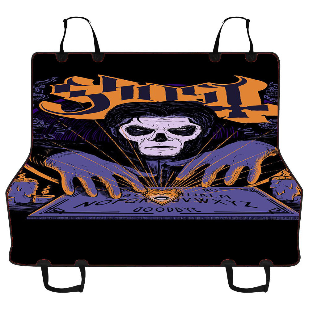Ghost Band Illustration Of Dark Car Pet Seat Cover