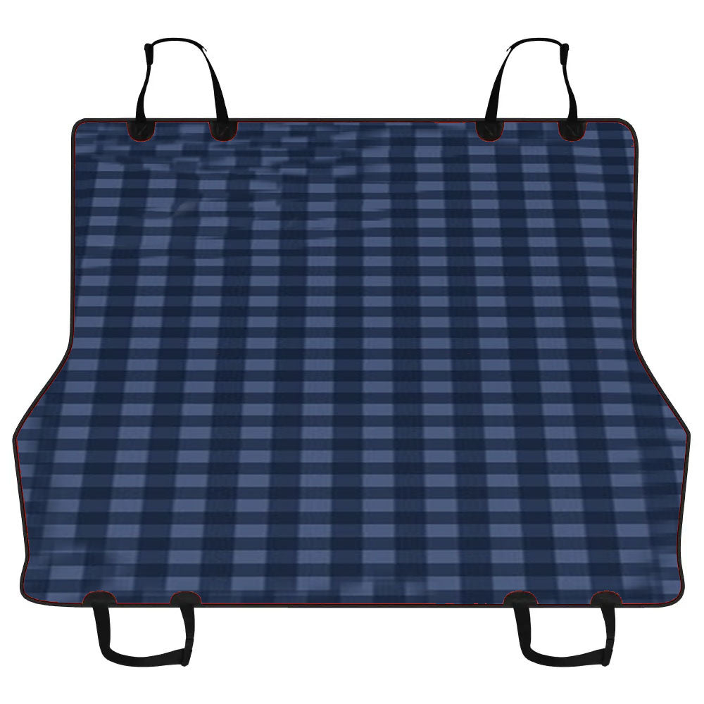 Gingham Plaid Pattern Car Pet Seat Cover
