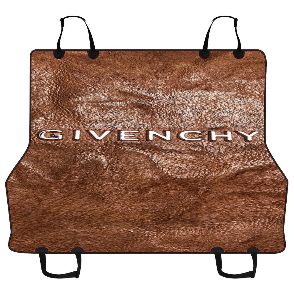 Givenchy Bag Brown Leather Texture Car Pet Seat Cover