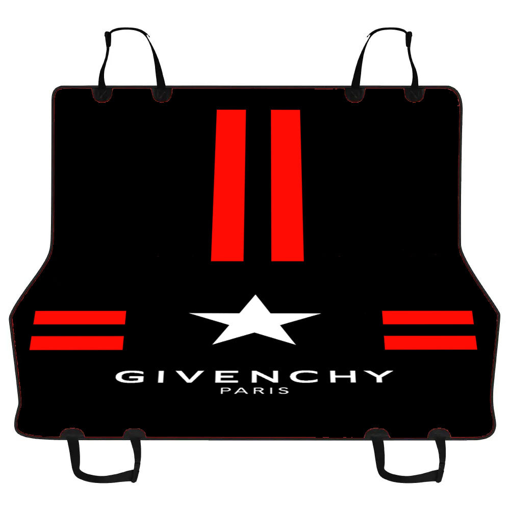 Givenchy Paris Black Art Car Pet Seat Cover