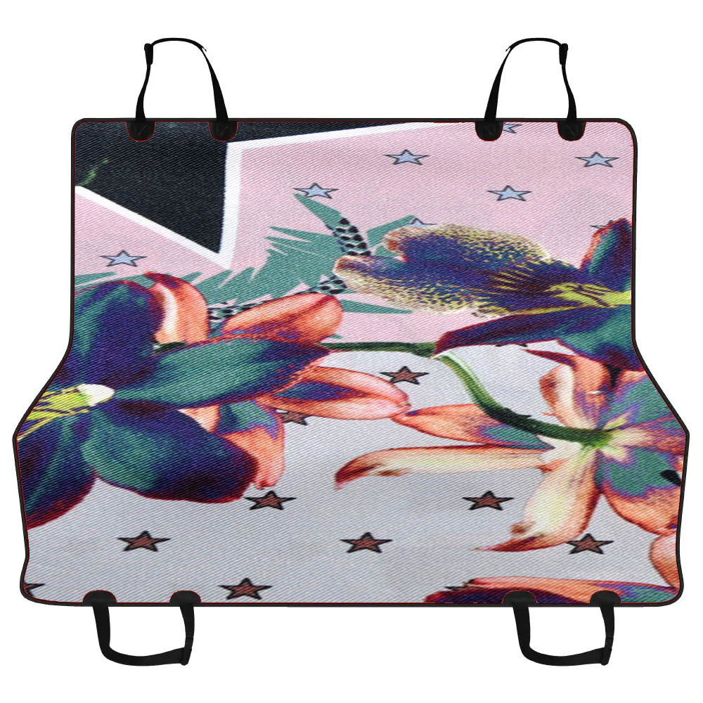 Givenchy Scarf Light Pink Ultra Paradise Flowers Car Pet Seat Cover