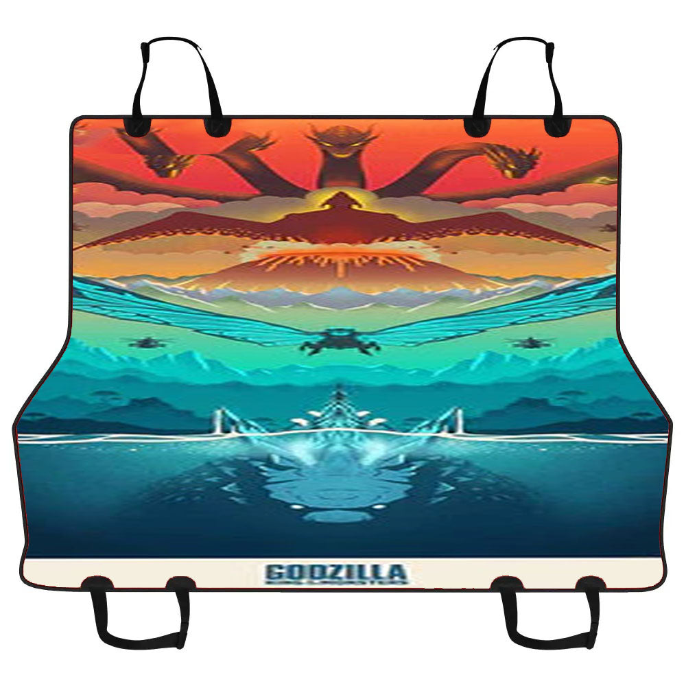Godzilla Clipart Car Pet Seat Cover