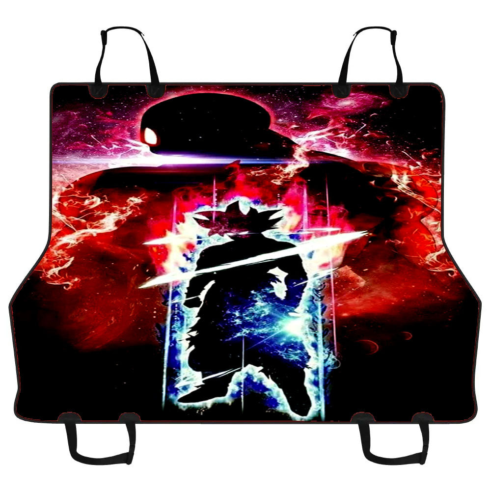 Goku Blue Red Flash Car Pet Seat Cover