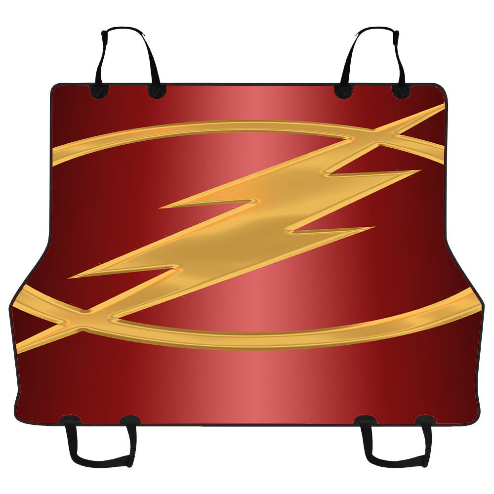 Gold Flash Logo Car Pet Seat Cover