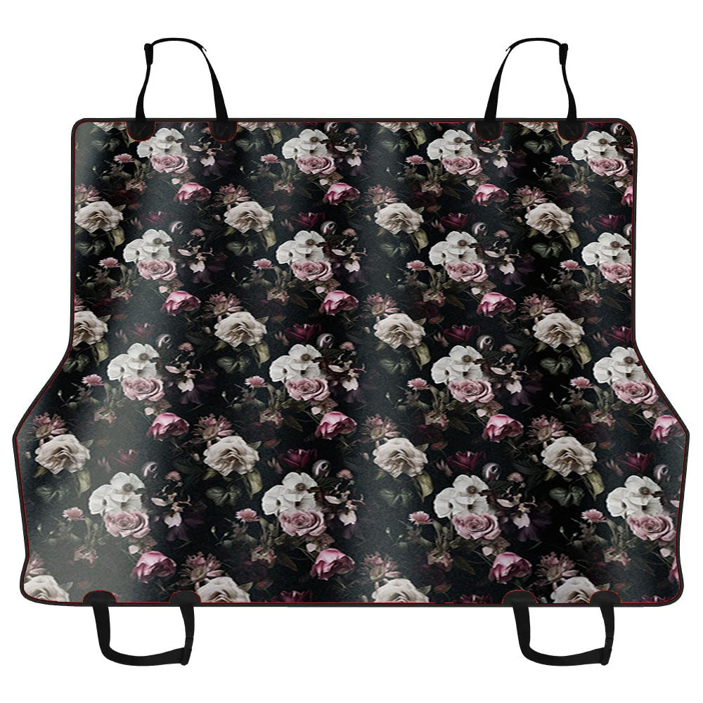 Gothic Floral Car Pet Seat Cover