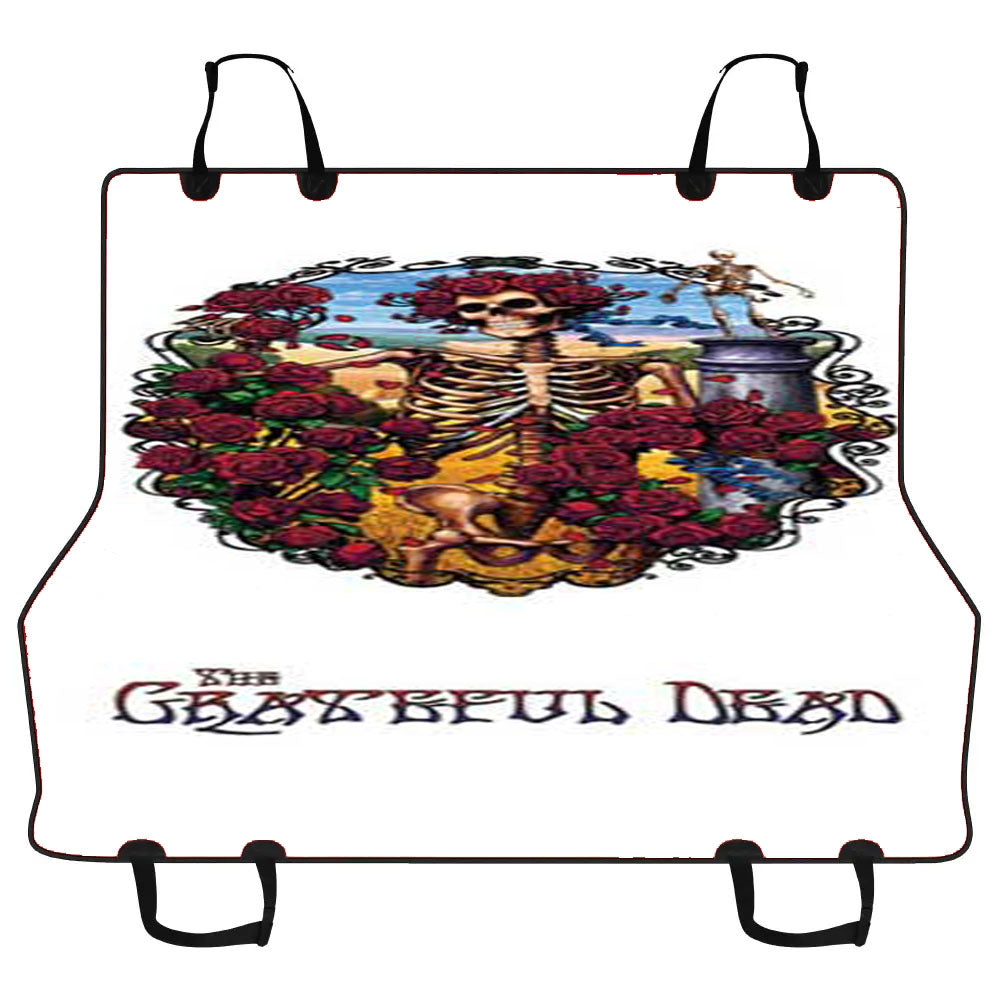 Grateful Dead Elaborate Frame Skeleton Car Pet Seat Cover
