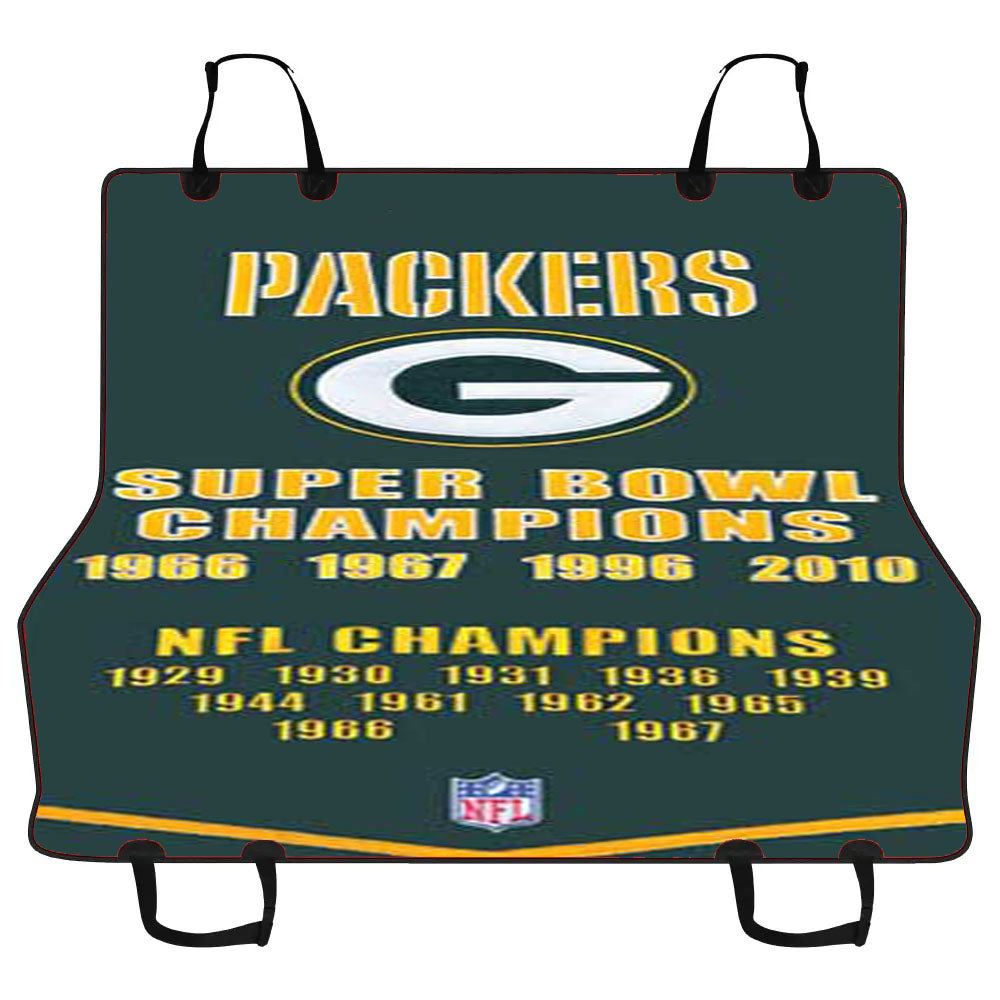 Green Bay Packers Championship Banner Car Pet Seat Cover