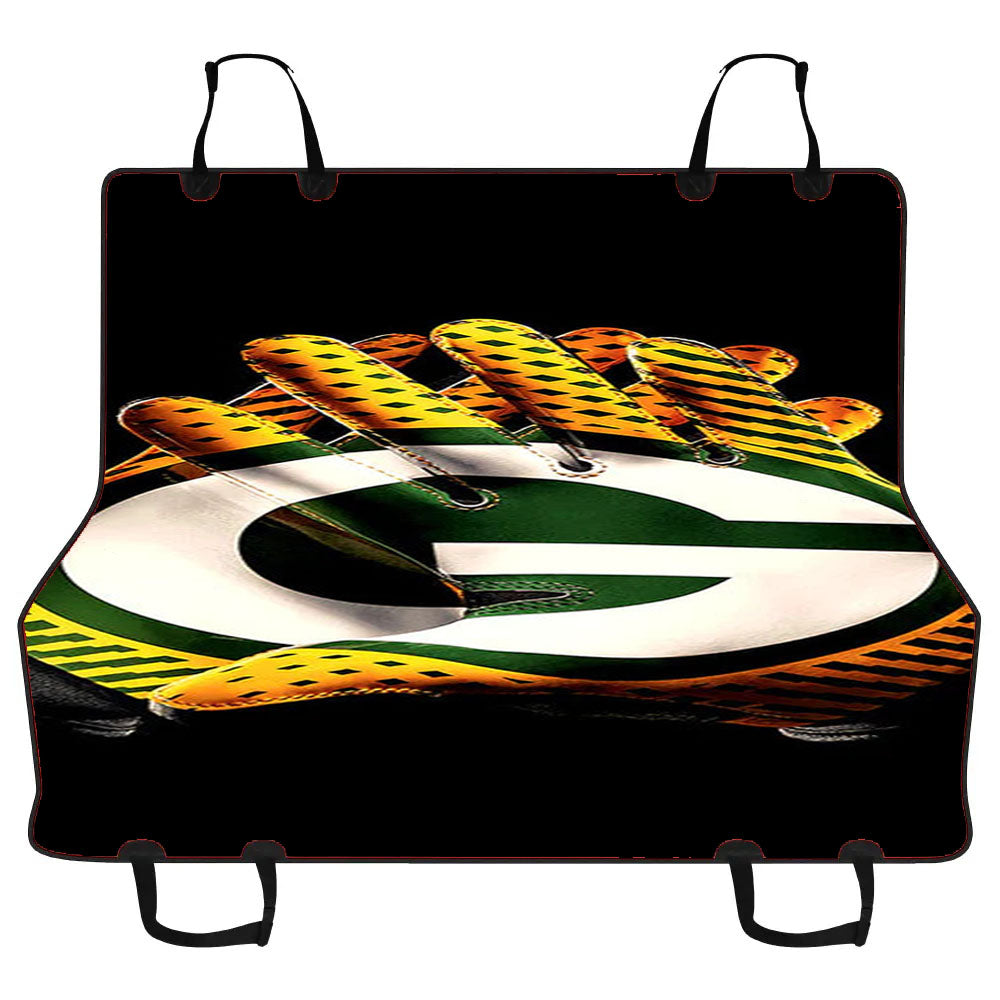 Green Bay Packers Gloves Car Pet Seat Cover