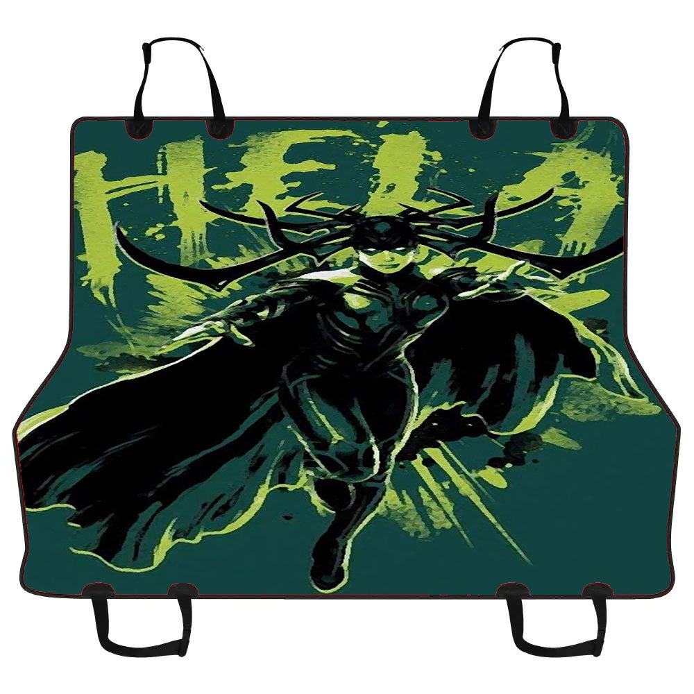 Green Hela Of Thor Car Pet Seat Cover