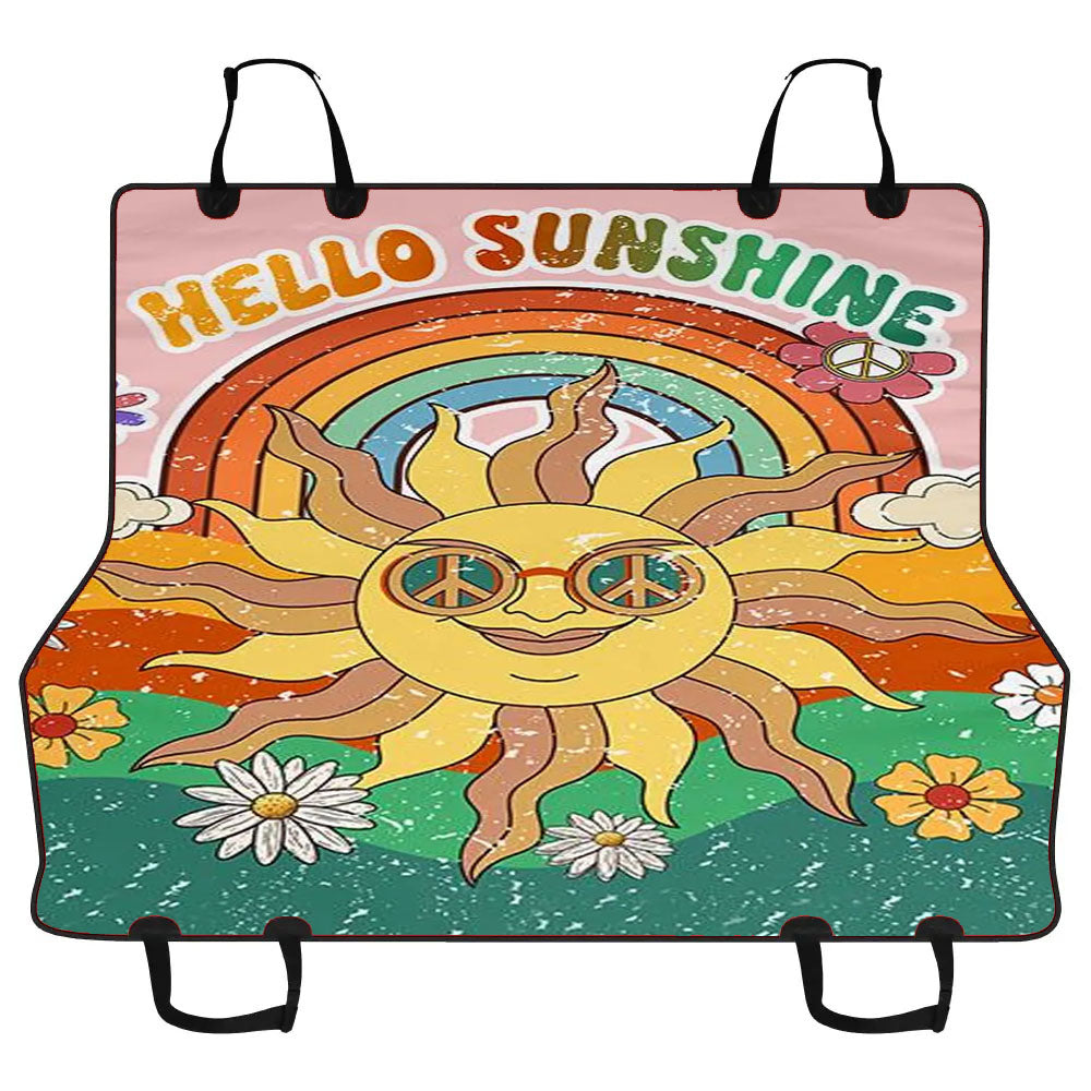 Groovy Hello Sunshine Car Pet Seat Cover