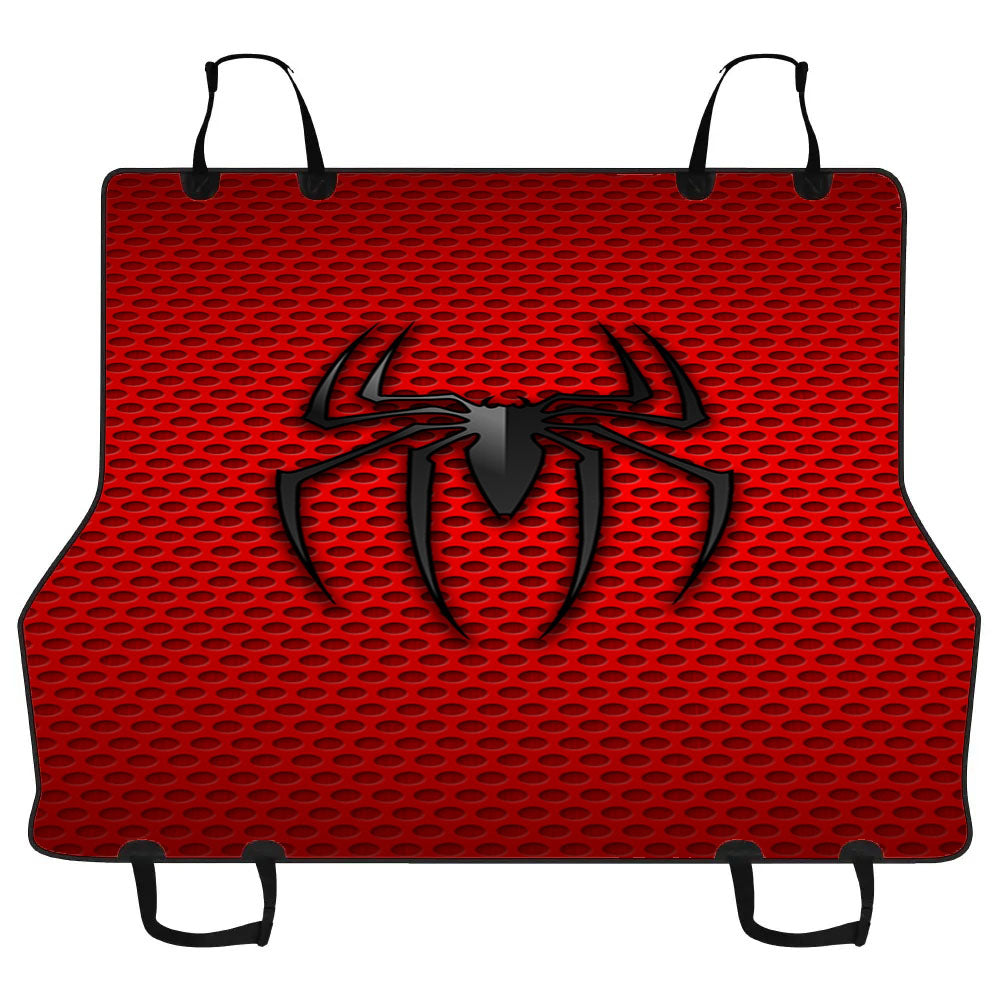 Grungy Spider-Man Logo Rubber Car Pet Seat Cover