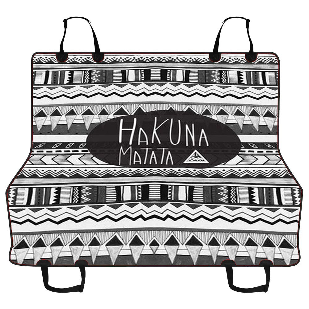 Hakuna Matata Aztec Car Pet Seat Cover