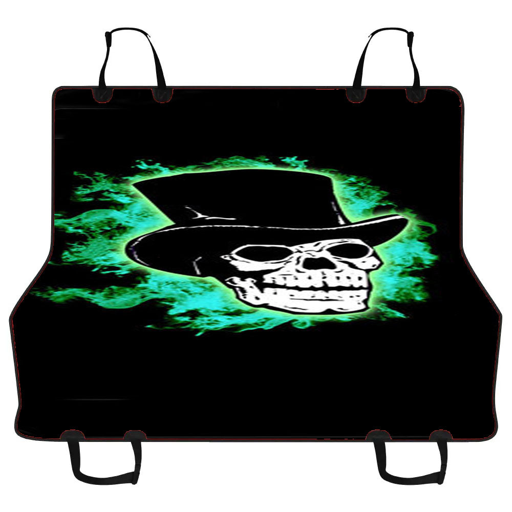 Halloween Haunting Skull Car Pet Seat Cover