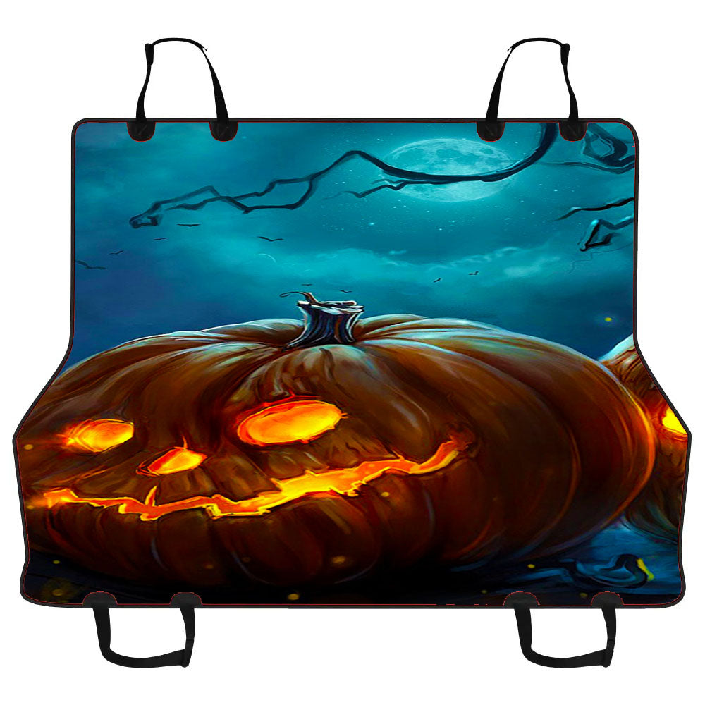 Halloween Night Pumpkins Car Pet Seat Cover