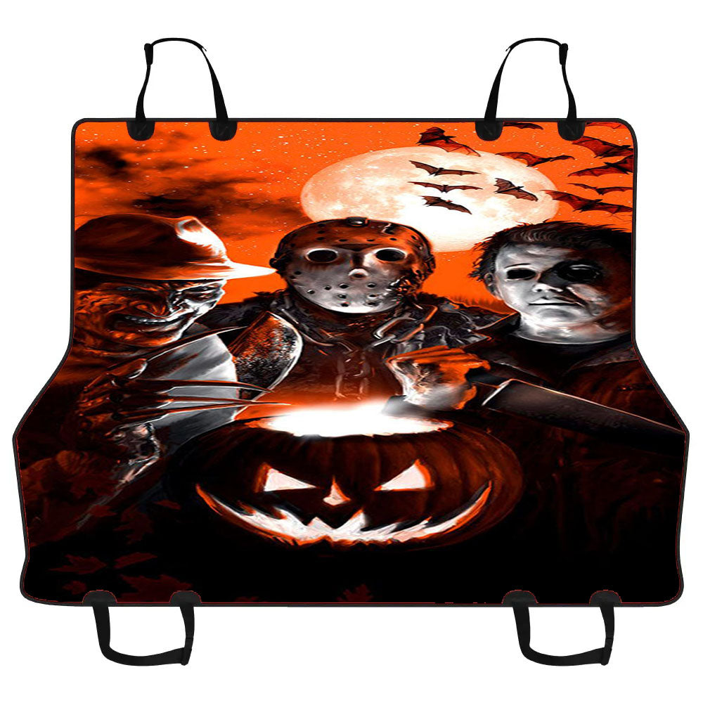 Halloween Scream Car Pet Seat Cover