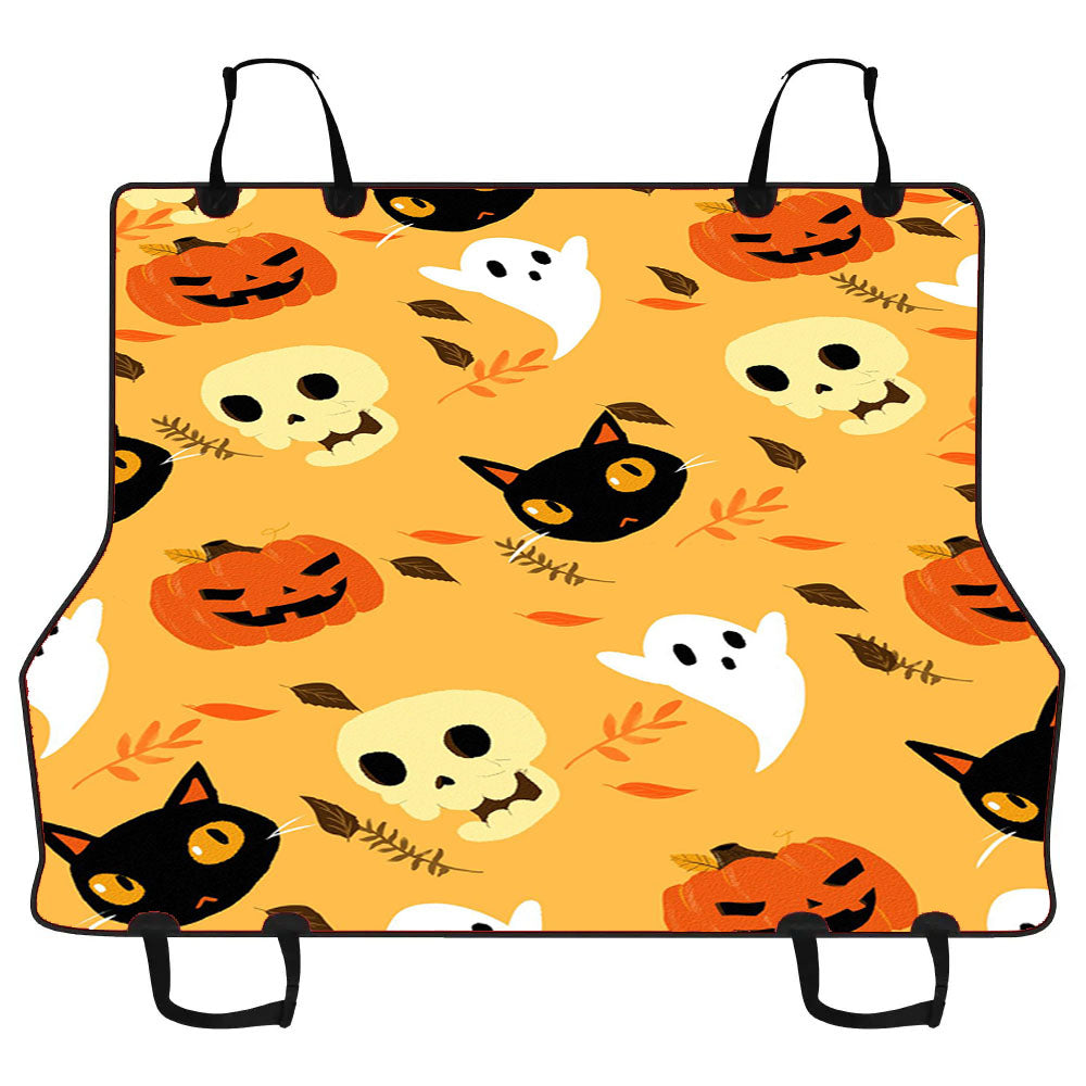 Halloween Wallpaper Car Pet Seat Cover