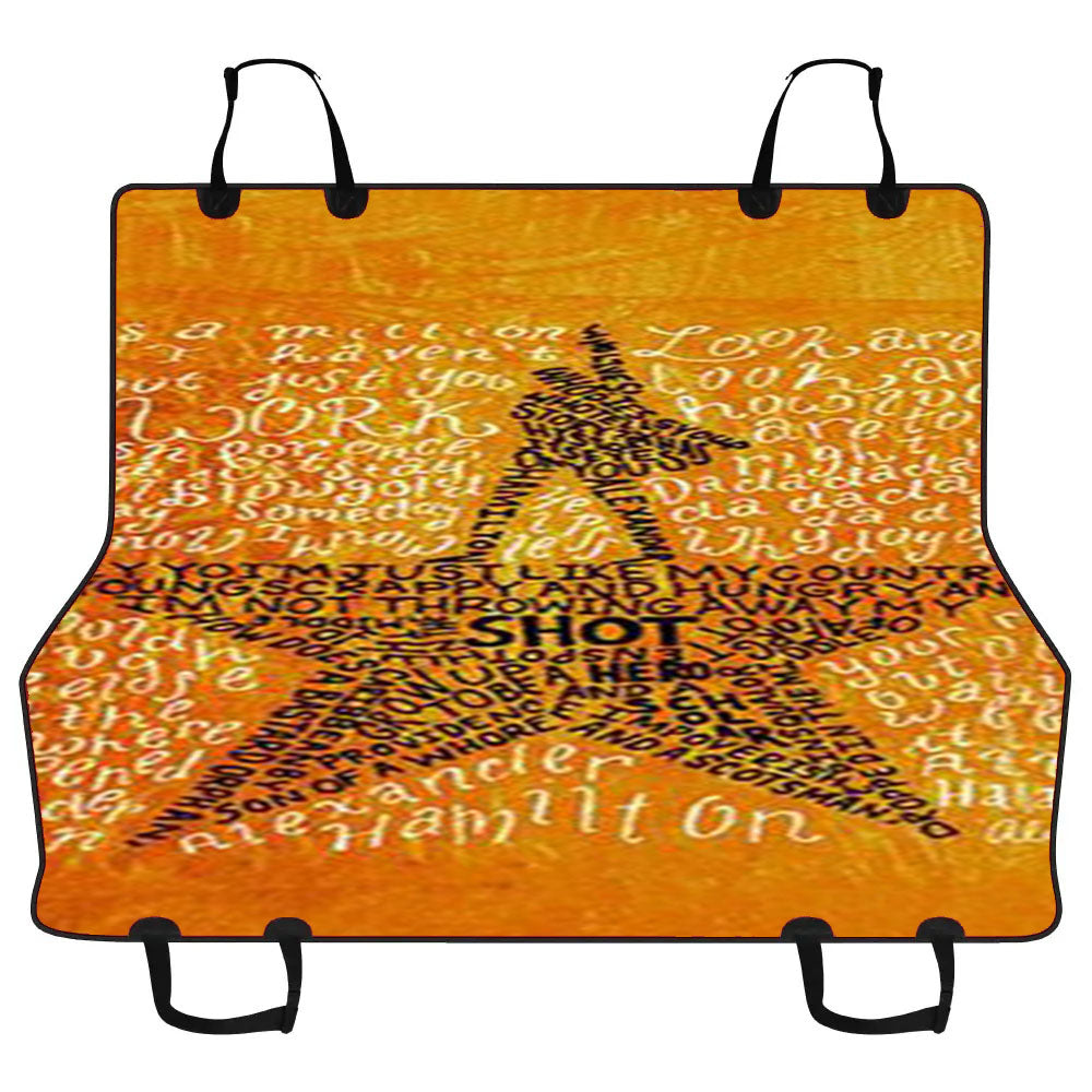 Hamilton Musical Lyrics Car Pet Seat Cover