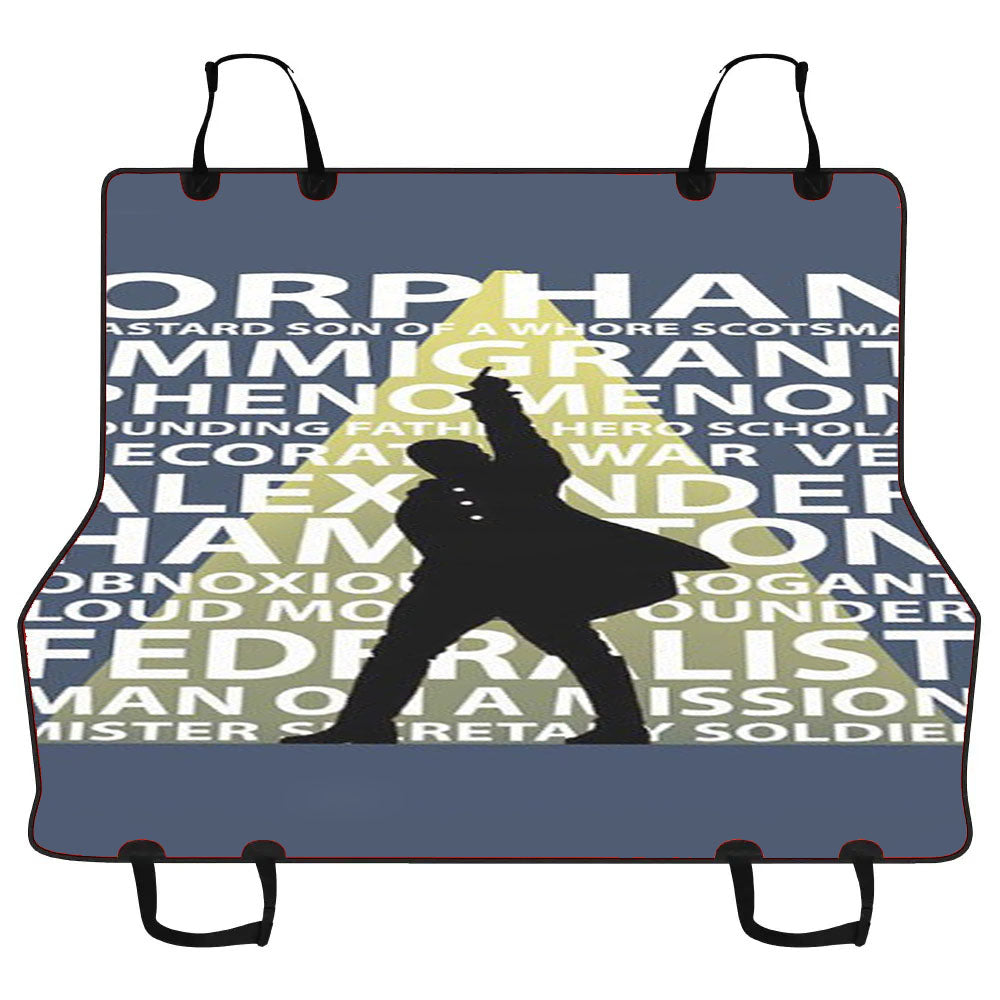 Hamilton Musical Quotes Car Pet Seat Cover