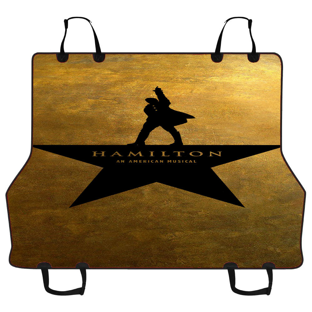 Hamilton The Musical Golden Car Pet Seat Cover