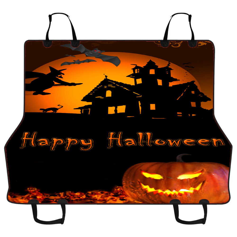Happy Halloween Dark Car Pet Seat Cover