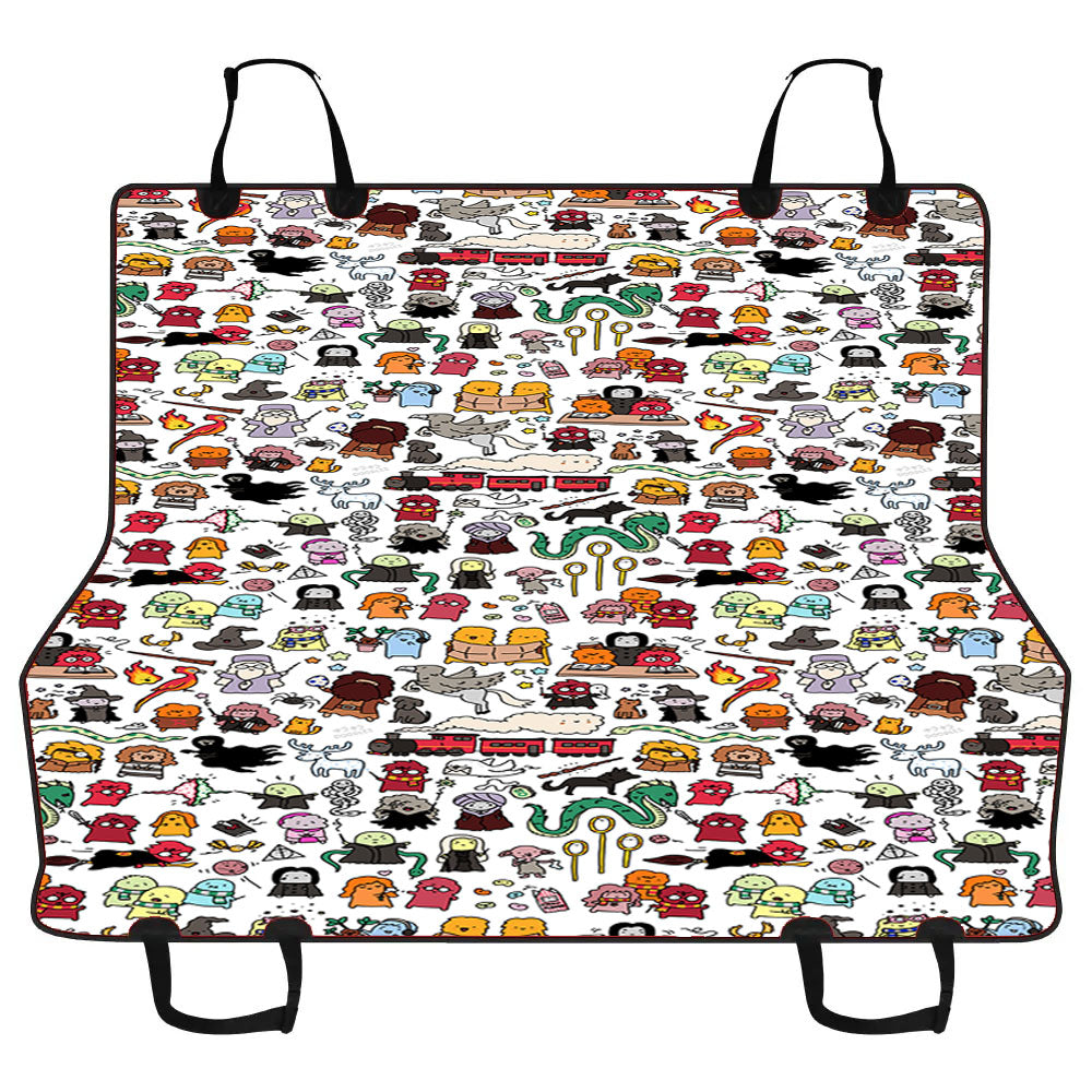 Harry Potter Pattern Wallpaper Car Pet Seat Cover