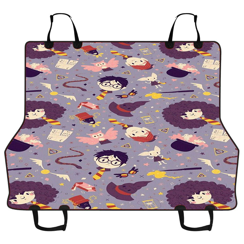 Harry Potter Purple Pattern Car Pet Seat Cover