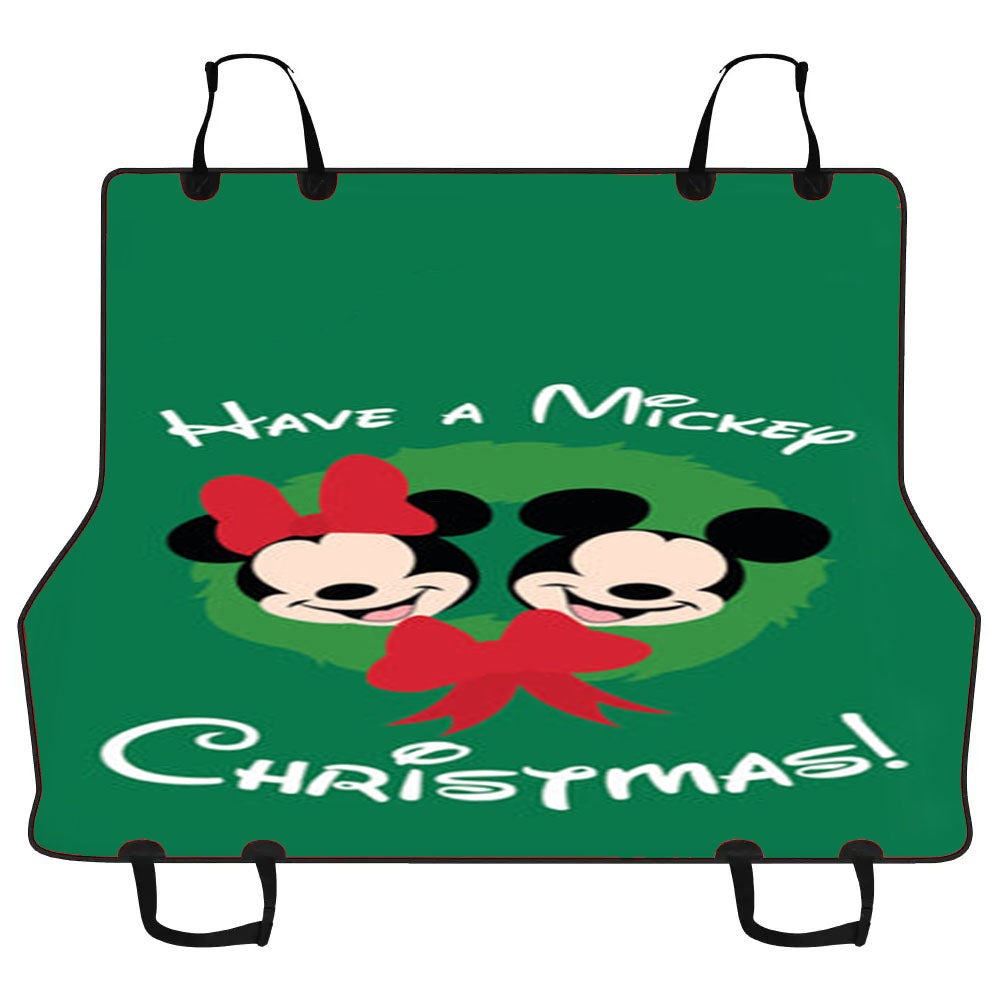 Have A Mickey Christmas Car Pet Seat Cover