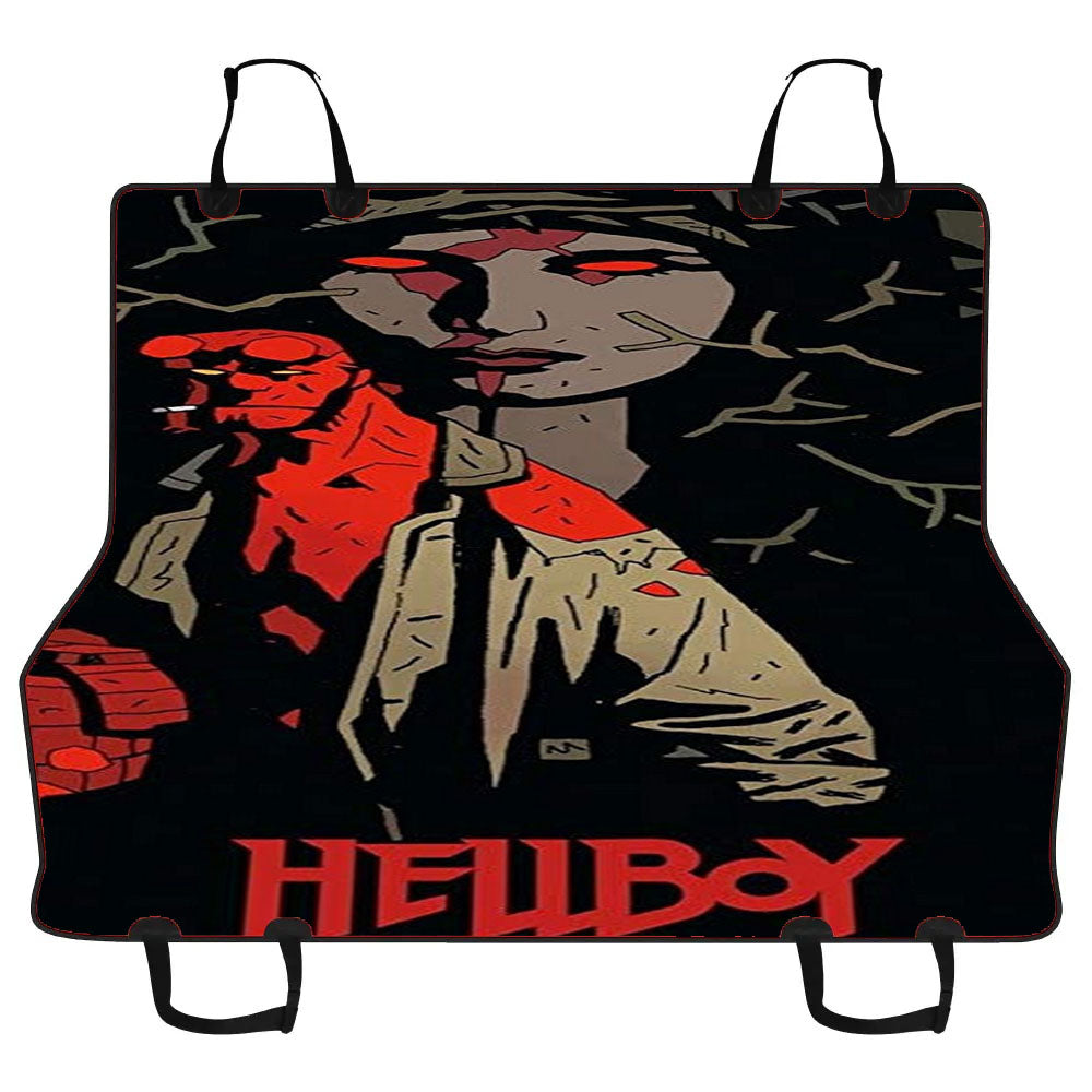 Hellboy Cool Illustration Car Pet Seat Cover