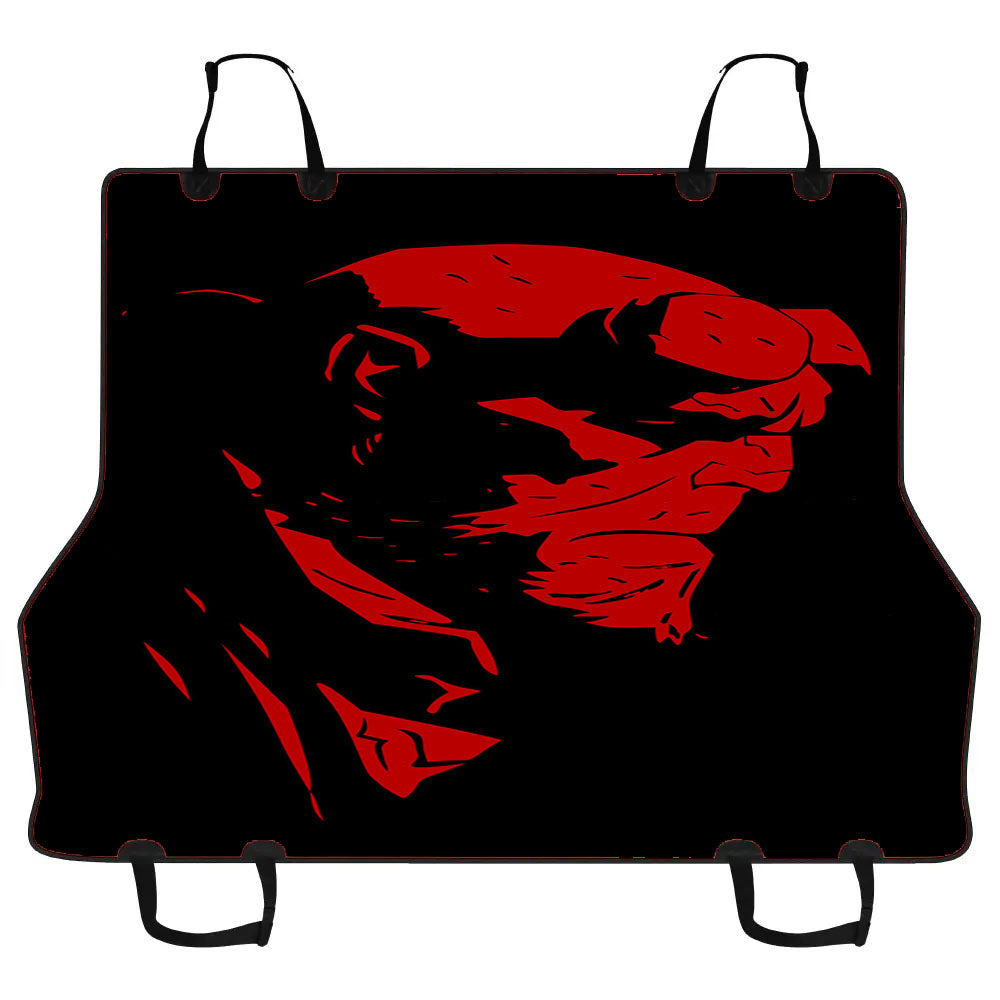Hellboy Minimalistic Car Pet Seat Cover