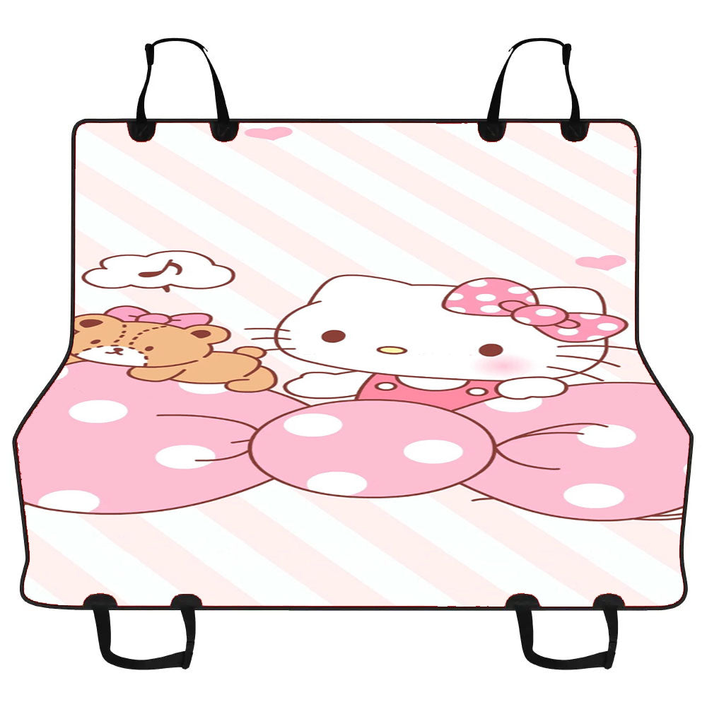 Hello Kitty Calm Pattern Car Pet Seat Cover