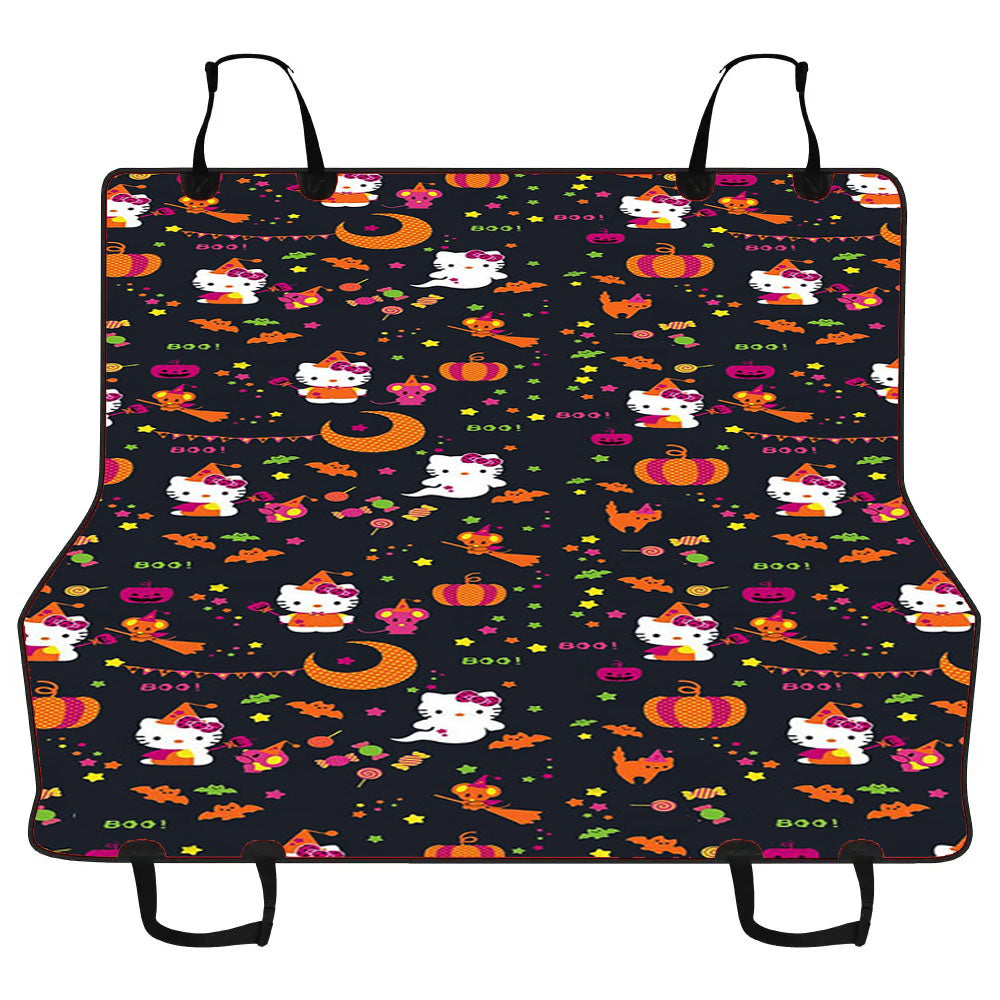 Hello Kitty Halloween Pattern Car Pet Seat Cover