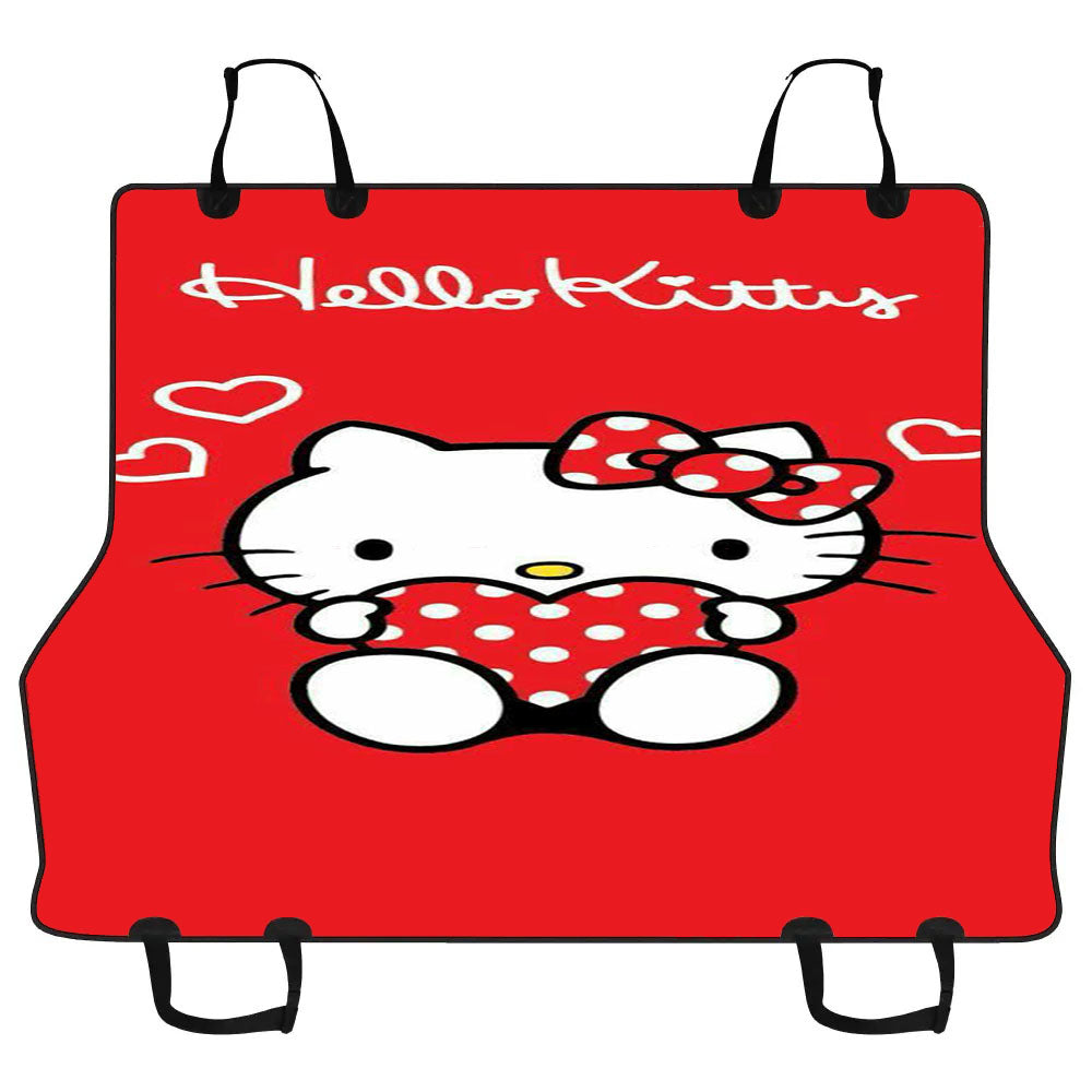 Hello Kitty Loving Pattern Car Pet Seat Cover