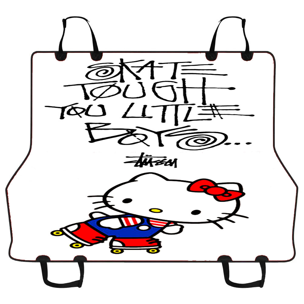 Hello Kitty Skate Stussy Car Pet Seat Cover