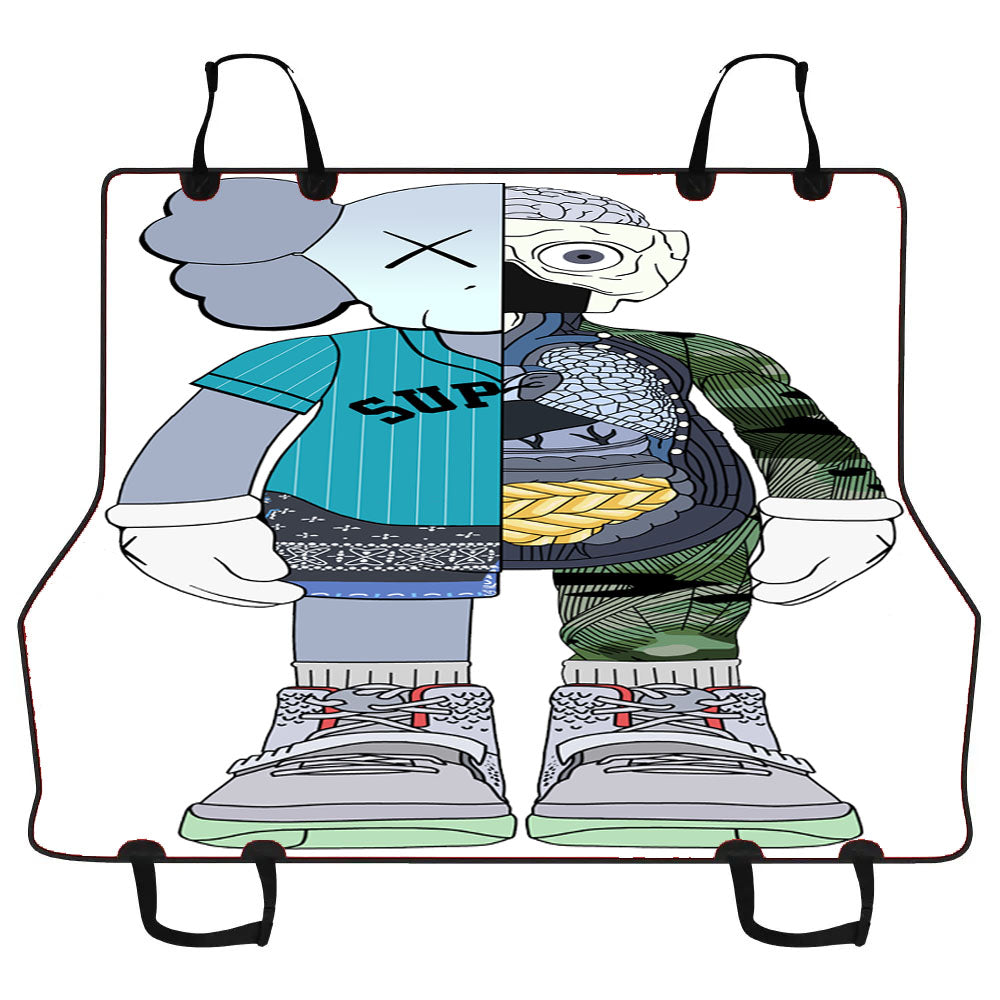 Hmn Alns X Kaws Car Pet Seat Cover
