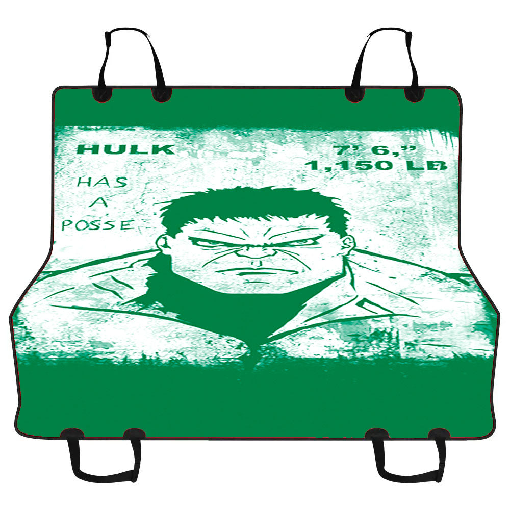 Hulk Has A Posse Car Pet Seat Cover