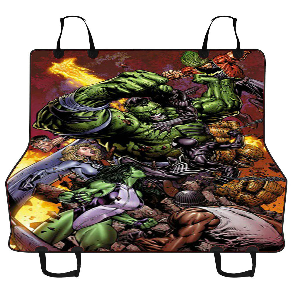 Hulk Marvels Fighting Car Pet Seat Cover