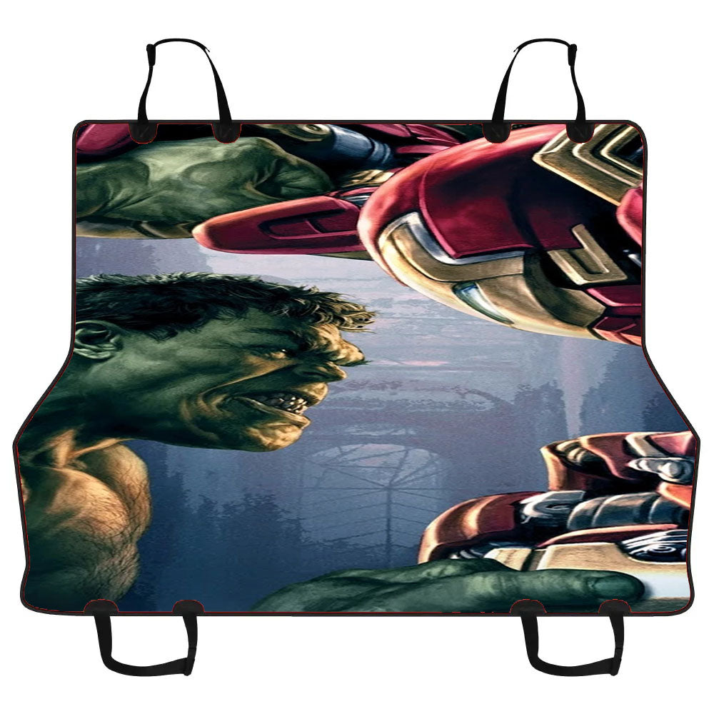 Hulk Vs Hulk Buster Iron Man Car Pet Seat Cover