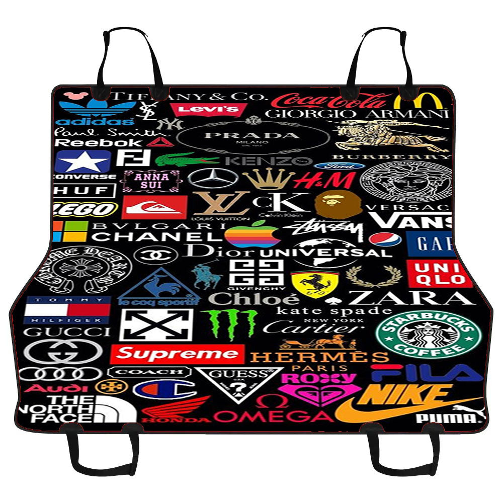 Hype Beast Brand Collages Car Pet Seat Cover