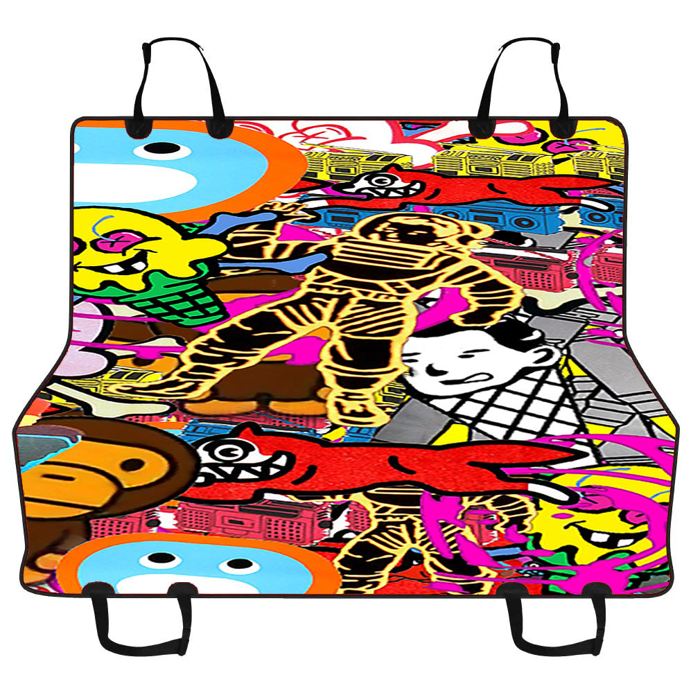 Hype Patch Pattern Car Pet Seat Cover