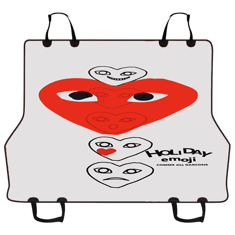 Hypebeast Heart Logo White Car Pet Seat Cover