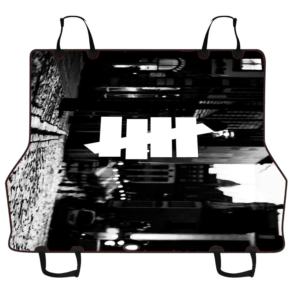 Hypebeast Off White Grayscale Car Pet Seat Cover