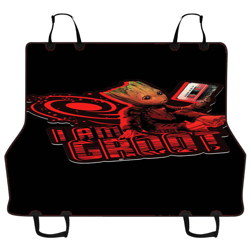 I Am Groot Art Car Pet Seat Cover