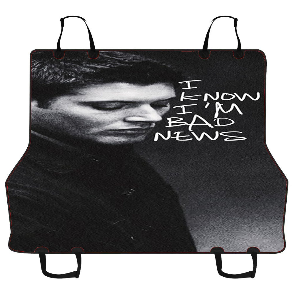 I Know Im Bad News Supernatural Dean Winchester Car Pet Seat Cover
