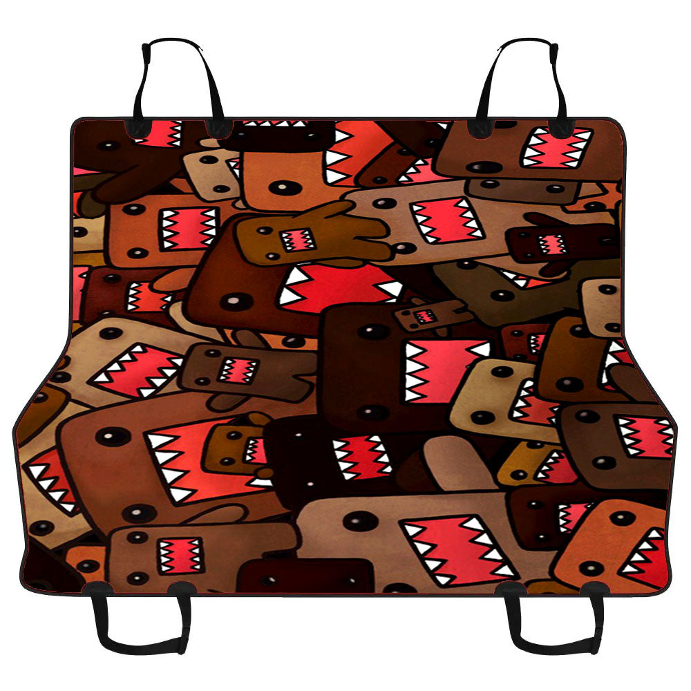 I Love Domo Kun College Car Pet Seat Cover