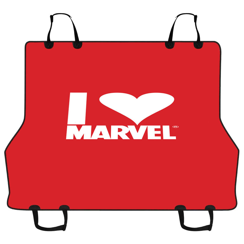 I Love Marvel Car Pet Seat Cover