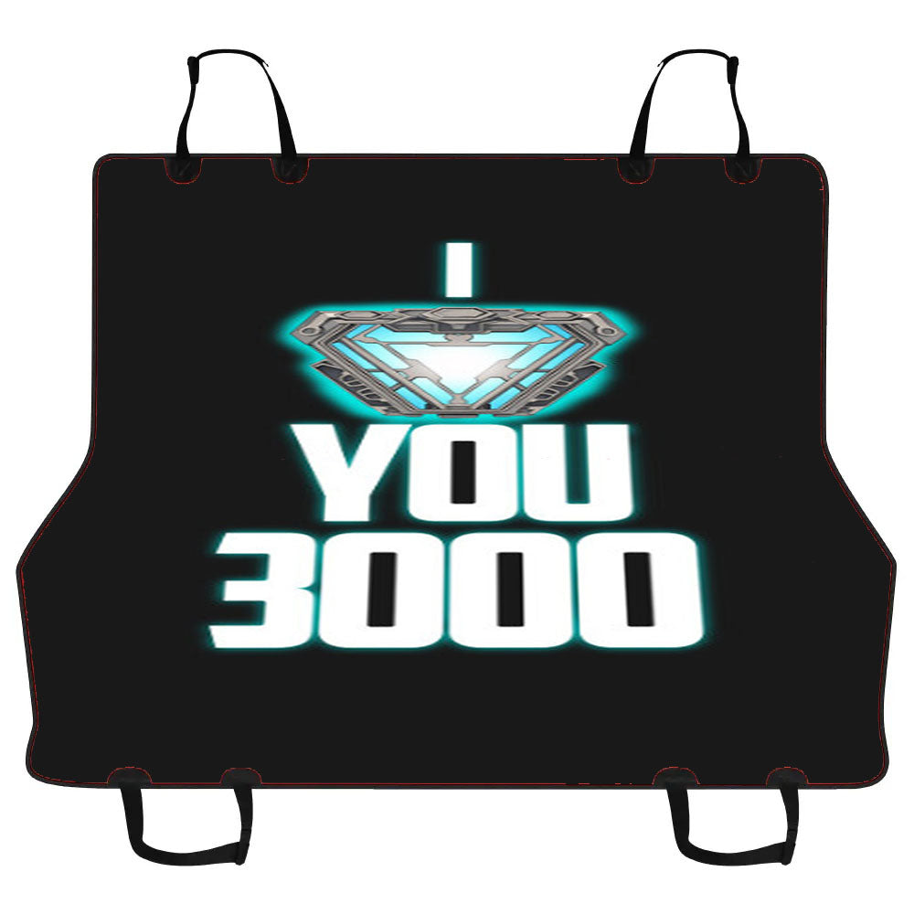 I Love You 3000 Iron Man Car Pet Seat Cover