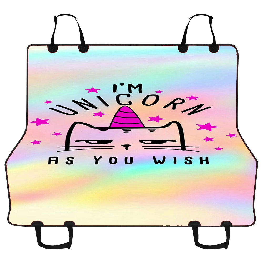 I'M Unicorn As You Wish Car Pet Seat Cover