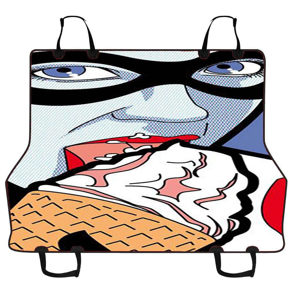 Ice Cream Harley Quinn The Secret Life Of Heroes Car Pet Seat Cover