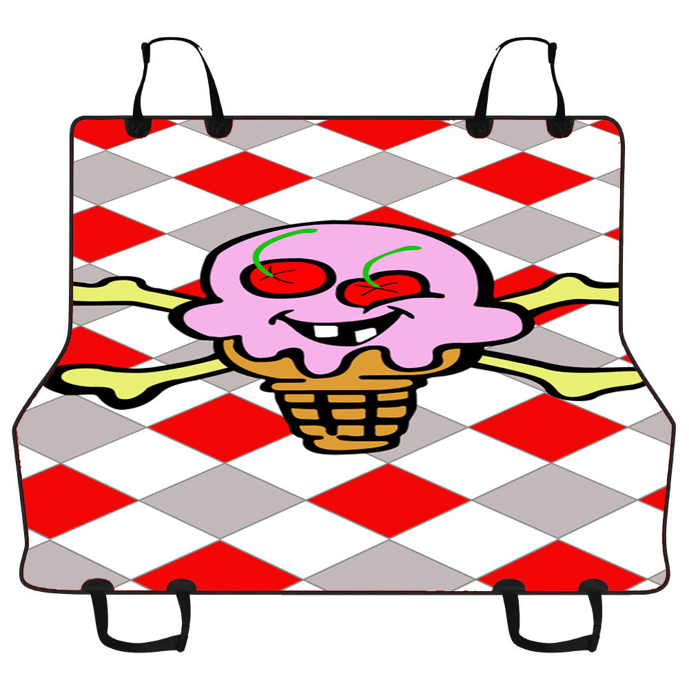 Iceream Pattern Square Hype Car Pet Seat Cover